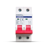 Kripal UKBN6-63 2-Pole 63A AC Miniature Circuit Breaker (MCB)